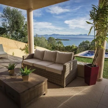 וילה Ca Na Bruixa,con Piscina Y Vista Al Mar
